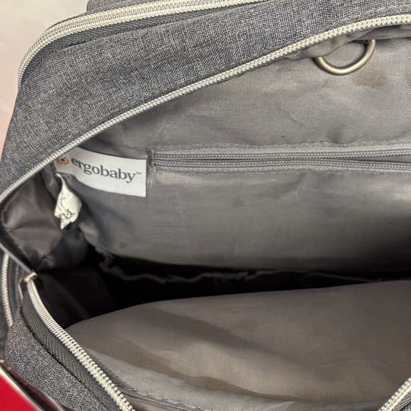 Ergobaby Anywhere I Go Diaper Bag Backpack, Grey - Picture 6 of 8